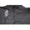 Dead Skull Pirate Patch, Skull Patches shown on leather vest