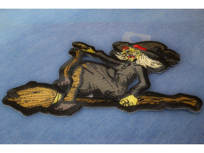Witch on a Broom Patch