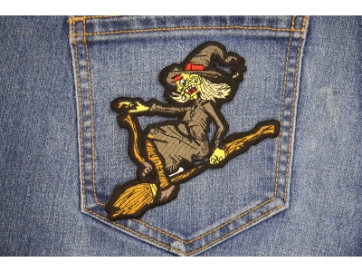 Witch on a Broom Patch