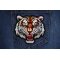Tiger Snaring Patch shown on jeans