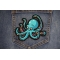 Baby Octopus Patch shown on jeans