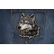 Gray Wolf Patch shown on jeans