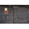 Cartoon Eagle Patch shown on leather vest
