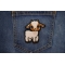 Baby Goat Patch shown on jeans