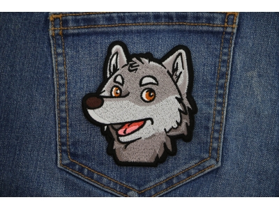 Cartoon Wolf Patch
