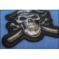 Embroidered Patches of Skull Designs