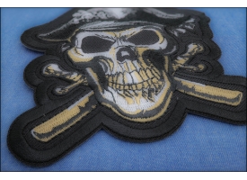 Embroidered Patches of Skull Designs