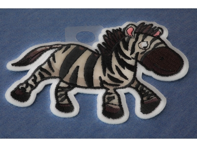Cartoon Zebra Patch
