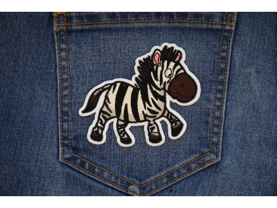 Cartoon Zebra Patch