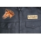 Horse Head Patch shown on leather vest