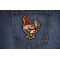 Chicken Patch shown on jeans