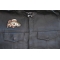 Bass Fish Patch shown on leather vest
