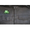 Green Frog Patch shown on leather vest