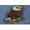 Cartoon Eagle Patch diagonal view
