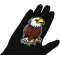 Cartoon Eagle Patch shown on hand for size comparison