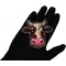 Cartoon Cow Patch shown on hand for size comparison