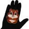 Chipmunk Patch shown on hand for size comparison