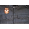 Chipmunk Patch shown on leather vest