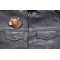 Grizzly Looking Bear Patch shown on leather vest