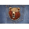 Bear Patch shown on jeans