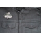 Fish Patch shown on leather vest