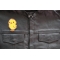 Chick Patch shown on leather vest