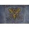 Wasp Patch shown on jeans