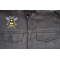 Bee Patch shown on leather vest