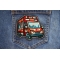 Ambulance Patch shown on jeans