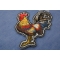 Rooster Patch diagonal view