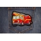 Fire Truck Patch shown on jeans