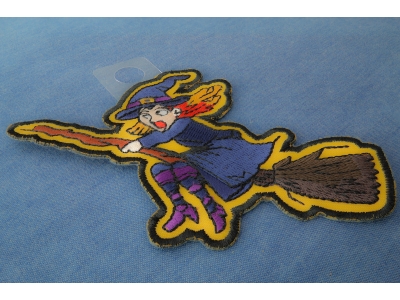 Witch on a Broom Patch