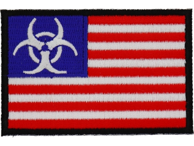 Biohazard US Flag Patch