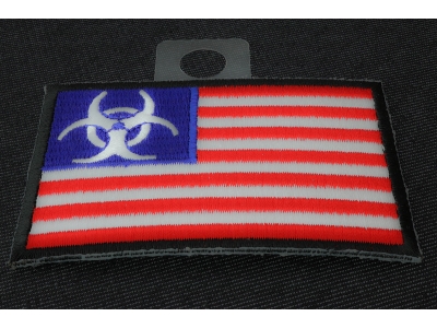 Biohazard US Flag Patch