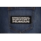 Emotional Support Human Patch shown on jeans