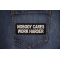 Nobody Cares Work Harder Patch Nobody Cares Work Harder Patch shown on jeans