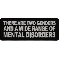 There are two genders a wide range of Mental disorders Patch