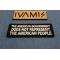 The American Government Does Not Represent The American People Patch diagonal view