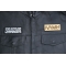 Stop Voting For Super Pac Funded Lawmakers They Don't Represent You Patch shown on leather vest