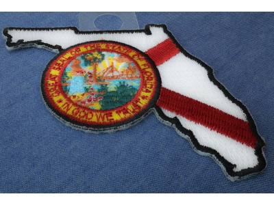 Florida Patch with State Seal and Map