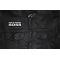 World's Okayest Boss Patch shown on leather vest