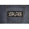 I will Suck The Life Out of You Patch shown on jeans