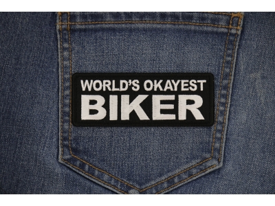 World's Okayest Biker Patch