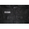 World's Okayest Cousin Patch shown on leather vest
