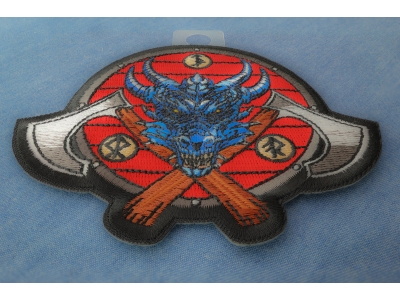 Viking Dragon and Axes Patch