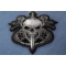 Skull and Roses Patch diagonal view