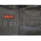 FAFO Patch shown on leather vest
