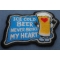 Ice Cod Beer Never Broke My Heart Patch diagonal view