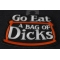 Go Eat a Bag of Dicks Patch diagonal view