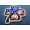 US Flag 4 Clover Leaf Patch diagonal view